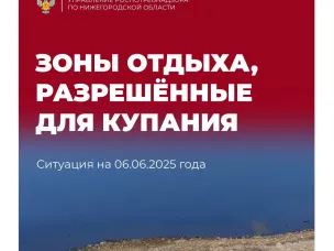 Будьте внимательны к своему здоровью: купайтесь только в водоёмах, одобренных для купания!
