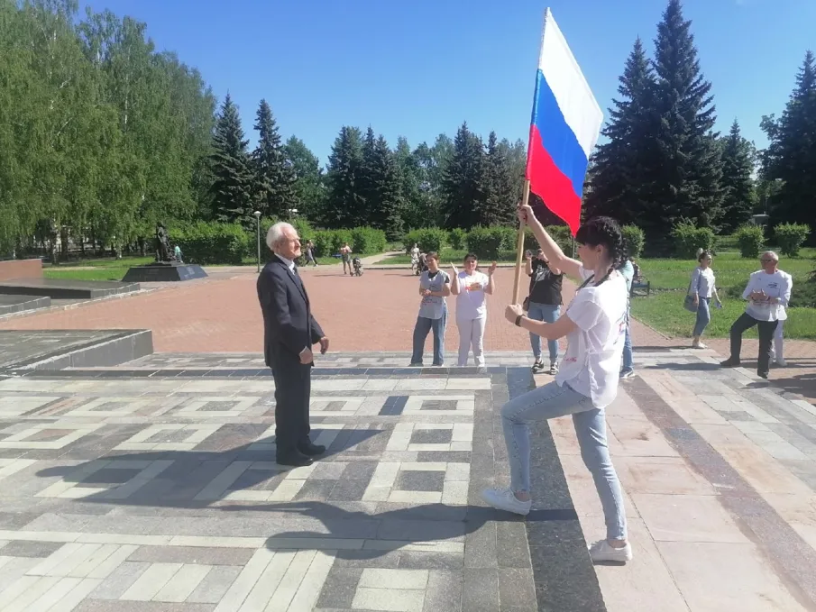 Эстафета флага России