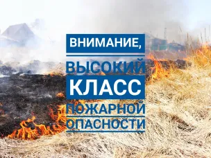 Внимание: высокая пожароопасность лесов!