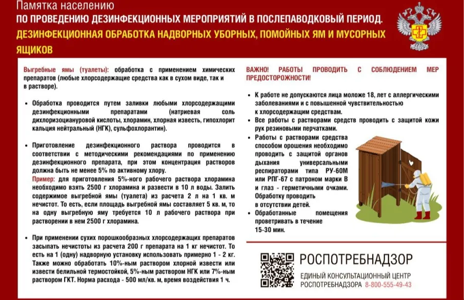 Меры по улучшению санитарно-эпидемиологической обстановки на территории Городецкого муниципального округа по организации дезинфекционных мероприяти