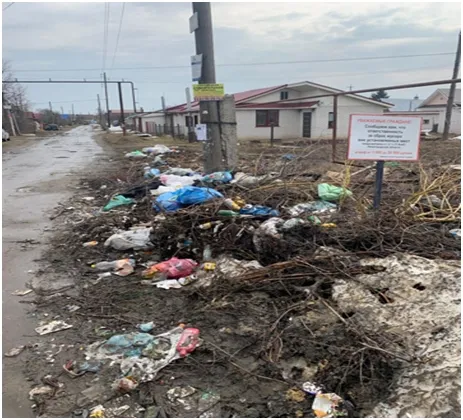 Требования по складированию (выбросу) мусора, отходов спила деревьев, листвы, ботвы
