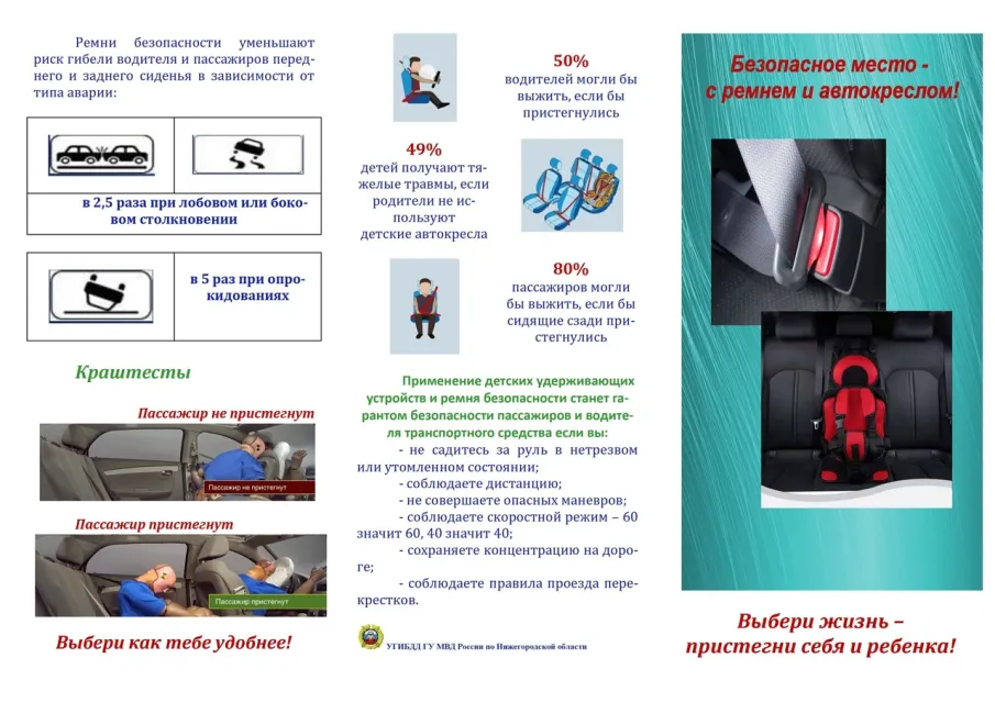 Уважаемые участники дорожного движения! Важно знать об автоперевозках  детей и детских удерживающих устройствах