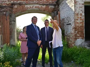 Глеб Никитин и Александр Мудров обсудили проекты благоустройства территории Городецкого округа